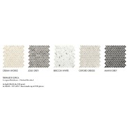 MARMOREA2 OXFORD GREY MOSAIC LISCA 30X32 - FIORANESE CERAMICA MM6MS2L