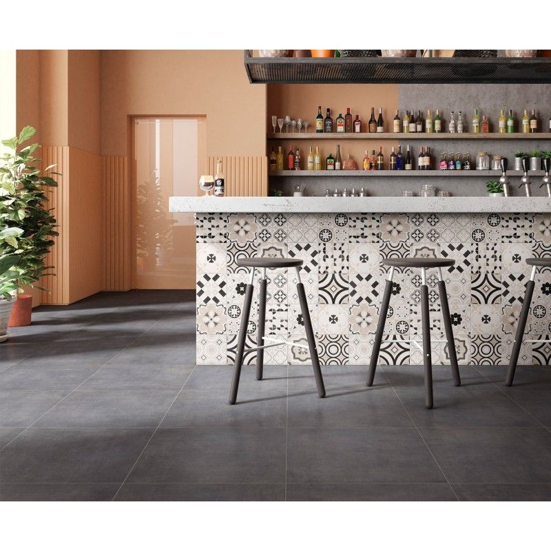 FLOW 60,4X60,4 BLACK ANTISLIP - SINTESI PF00011408 SINTESI - 1