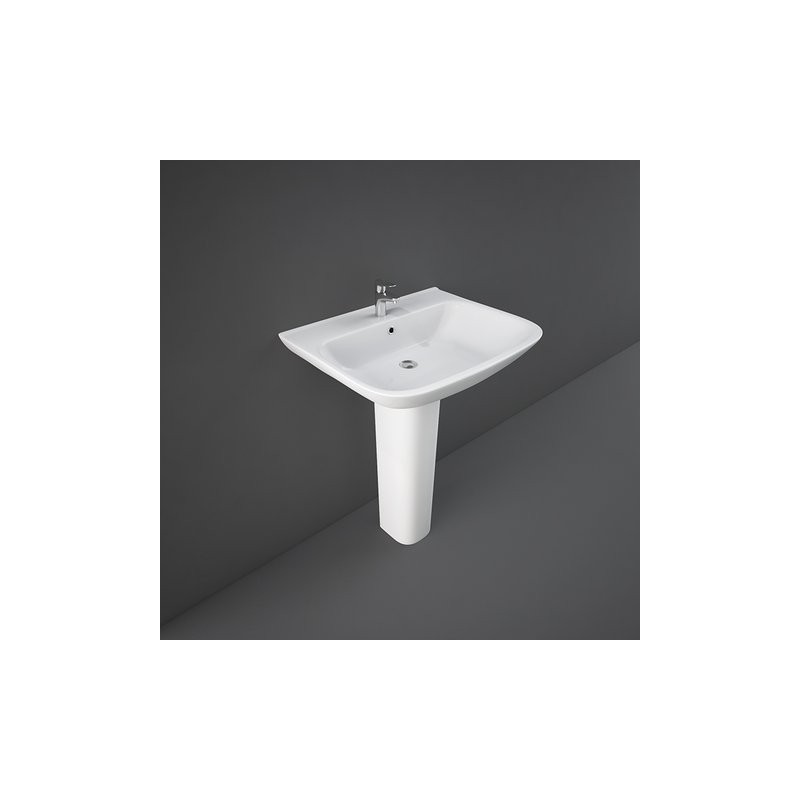 Ovales Wandwaschbecken Sensation  MORWB5001AWHA Weiss Alpino Rak Ceramics