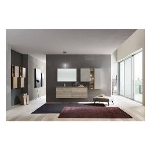 LIME 1.0  Armoire de Toilette  Composition 206 Laqueree Titanio OpacoAZZURRA 