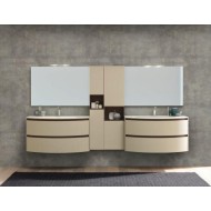 LIME 2.0 Bathroom Cabinet Composition 212 Laccato Canyon Nuance Opaco  AZZURRA