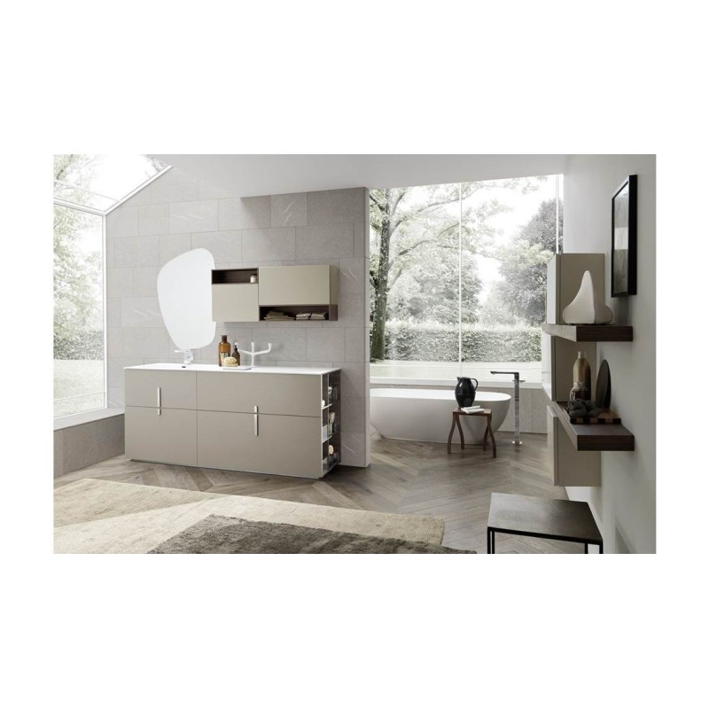 LIME 2.0  Armoire de Toilette  Composition 220 Nuance Grigio Chiaro Opaco   AZZURRA 