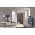 LIME 2.0 Bathroom Cabinet Composition 220 Nuance Grigio Chiaro Opaco  AZZURRA