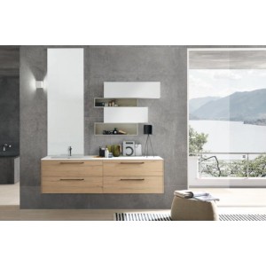 LIME 2.0  Composizione 220 Nuance Grigio Chiaro Opaco Mobile Bagno AZZURRA