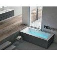 Rio 600 Bain  Bords symétriques  180x80h44cm Hafro - Geromin