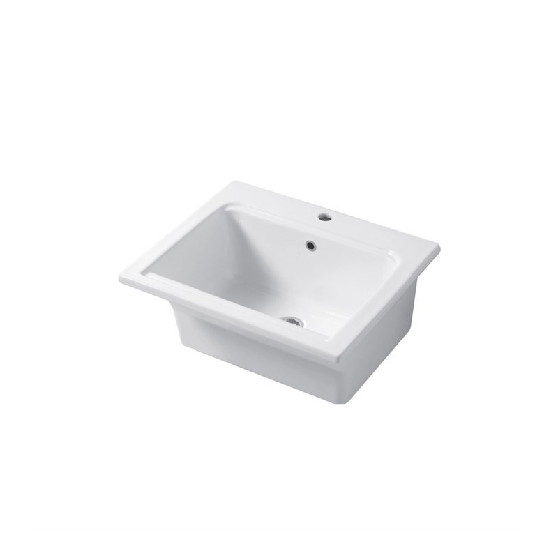 Undermounted washbasin 60 Bianco 63xh 19 cm SOTTOPIANI SM06341001  Disegno Ceramica