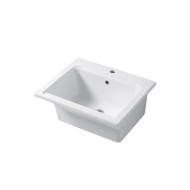 Undermounted washbasin 60 Bianco 63xh 19 cm SOTTOPIANI SM06341001  Disegno Ceramica