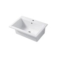Lavabo à poser 60 Bianco 63xh 19 cm SOTTOPIANI SM06341001  Disegno Ceramica