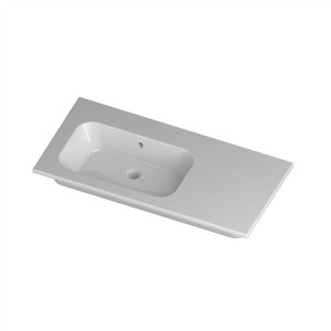 CONSOLE QUBO 121 SQUARE LEFT Disegno Ceramica DISEGNO CERAMICA - 1