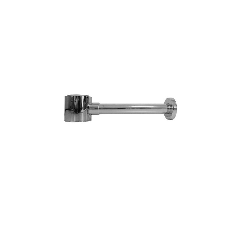 GSG Compact round siphon H 70 mm polished chrome finish for 1 ”1/4 washbasin