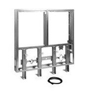 Special bracket 140 G-Full reversible right / left for drywall with corrugated pipe HATRIA