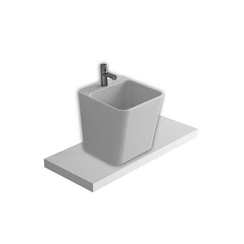 G-FULL Pilozzo countertop washbasin 48 without holes without overflow HATRIA