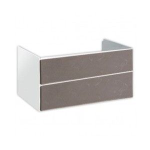 GRANDANGOLO spatule blanche - 2 tiroirs 100 970x490x480h Hatria Y1L995