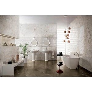 ALLMARBLE WALL GOLDEN WHITE STRUTTURA PAVE SATIN 40X120 - MARAZZI M6TK MARAZZI  - 1