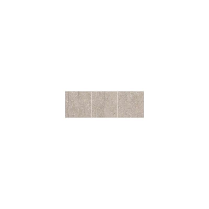 MAGNIFICA STRIP MOSAICO INSERTO METALLO LIMESTONE 60X180 TAUPE- MARAZZI M8FQ MARAZZI  - 1