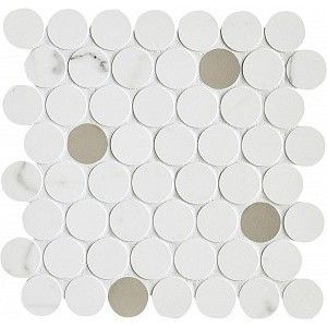 MAGNIFICA STATUARIO MOSAICO CIRCLE 31X31 - MARAZZI M8FT MARAZZI  - 1