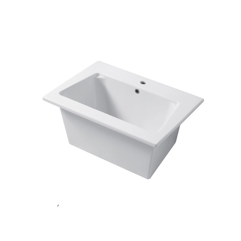Undermounted washbasin 60 Bianco 63xh 19 cm SOTTOPIANI SM06341001  Disegno Ceramica