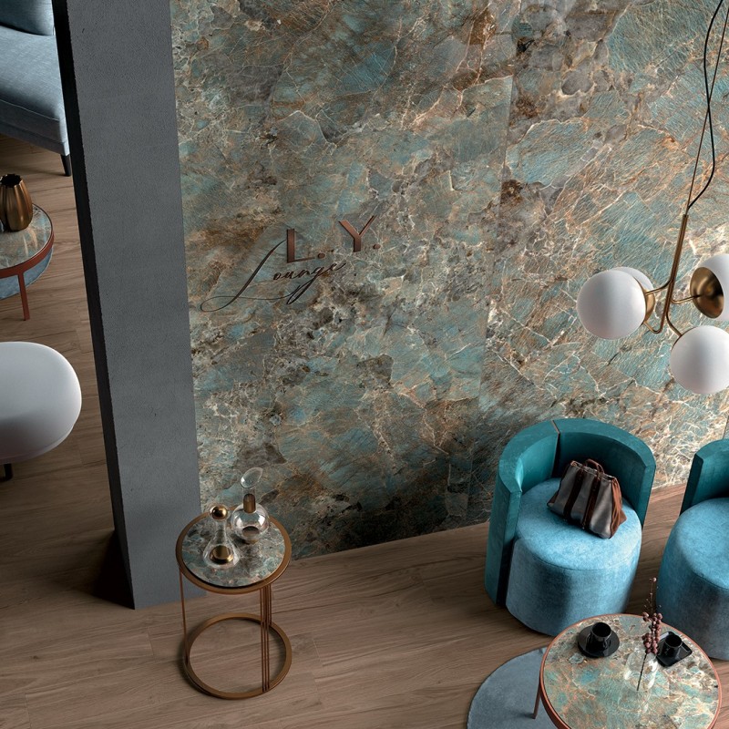 COSMOPOLITAN AMAZZONITE CP 07 POLISHED SQ  80 80X80X9 - MIRAGE MIRAGE - 1