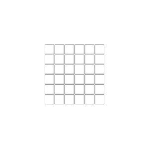 FLOW WHITE MOSAICO 5X5 NATURALE RETTIFICATO - COEM SK1MS5R COEM - 1