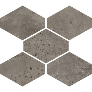 CONCRETE DARK GREY MOSAICO HEXA - FIORANESE CERAMICHE 0CN7MS1 FIORANESE CERAMICHE - 1
