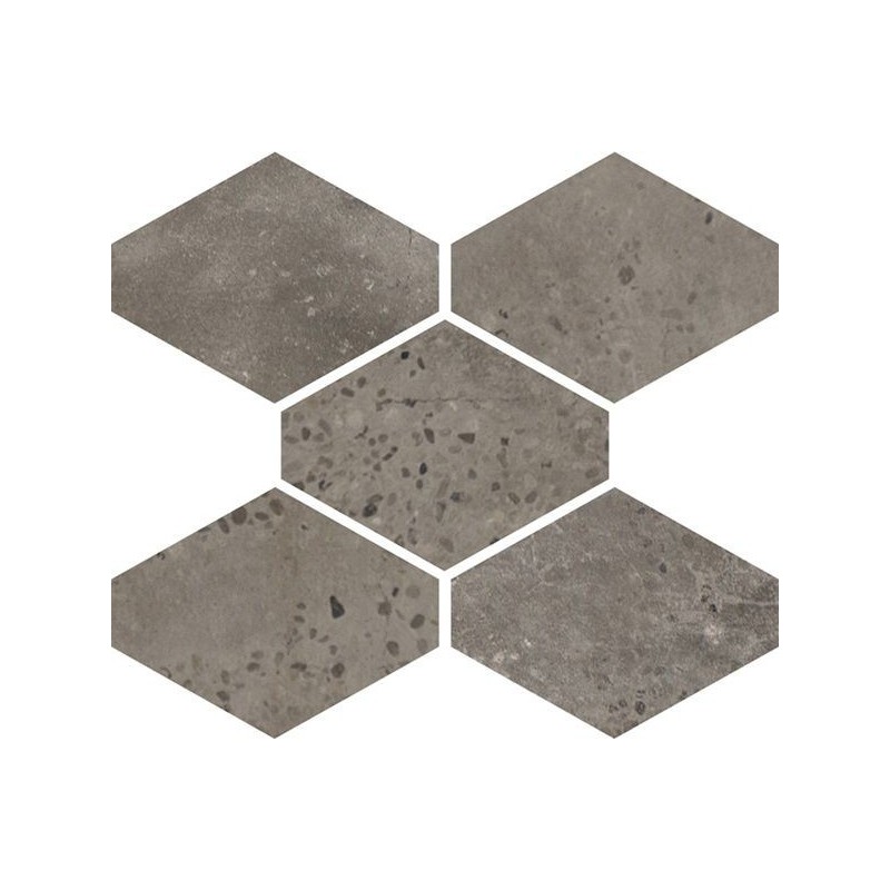 CONCRETE DARK GREY MOSAICO HEXA - FIORANESE CERAMICHE 0CN7MS1 FIORANESE CERAMICHE - 1