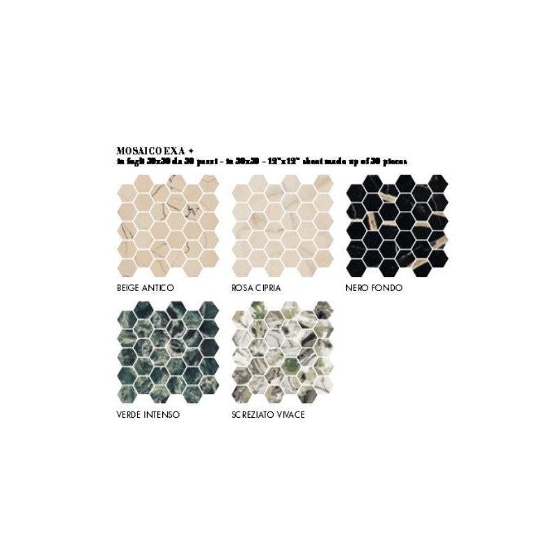 SOUND OF MARBLES BEIGE ANTICO MOSAICO EXA - FIORANESE CERAMICHE M42MS1L FIORANESE CERAMICHE - 1