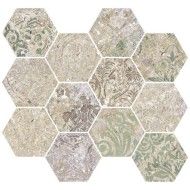 BOHEMIAN BLEND NATURAL MOSAIK HEX 30X28 - APARICI APARICI CERAMICA - 1