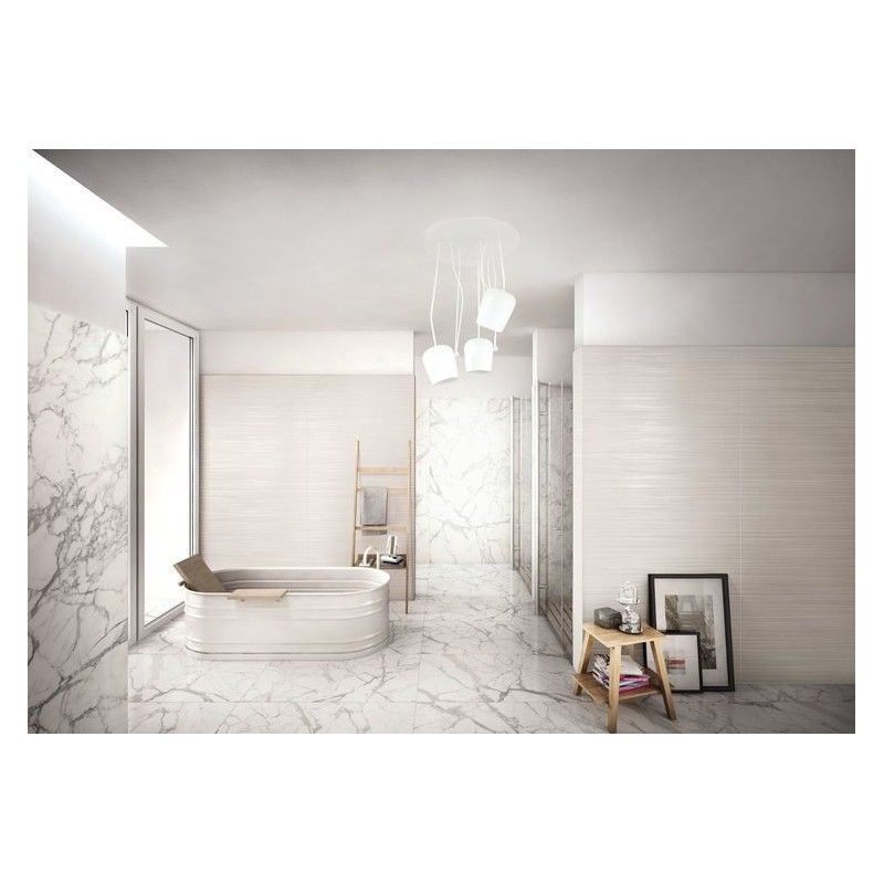 ELEMENTS LUX CALACATTA 60X60 NATURALE RETTIFICATO - Ceramiche KEOPE A2O1