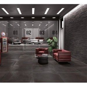 Legarage Charcoal sp.8,5 mm Rectified 100x100 - CERDOMUS 81552 CERDOMUS - 1