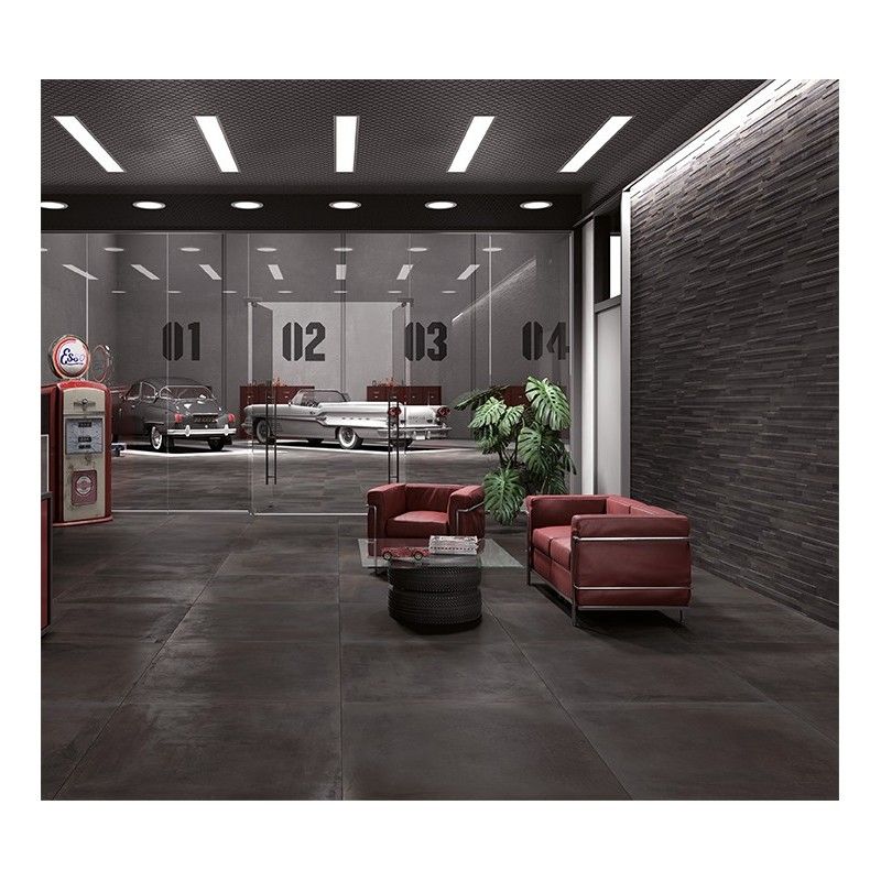 Legarage Charcoal sp.10 mm Rektifiziert 60x120 - CERDOMUS 81531 CERDOMUS - 1