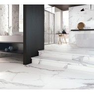 Statuario Bianco STEP Straight Edge Bianco Naturale 33x120 - CERDOMUS 72817 CERDOMUS - 1