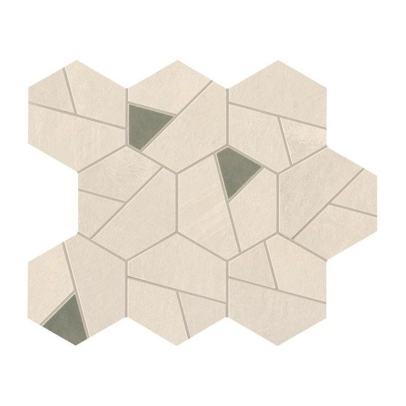 Boost Pro Ivory Mosaico Hex  Olive - Atlas Concorde A0QN CERAMICHE ATLAS CONCORDE - 1