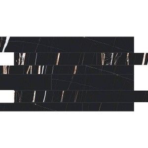 STONES&MORE 2.0  SAHARA NOIR MATT  LISTELLO SFALSATO 30X60 MODULO - CASA DOLCE CASA 756697