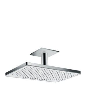 HANSGROHE  Rainmaker Select Soffione doccia 460 2jet con connessione soffitto Bianco/Cromo 24004400 HANSGROHE - 1