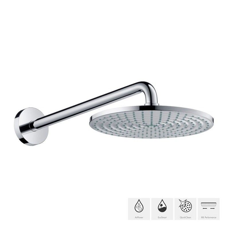 AXOR UNO Raindance S Overhead shower 240 1jet EcoSmart 9 l/min with shower arm 27461000 HANSGROHE - 1