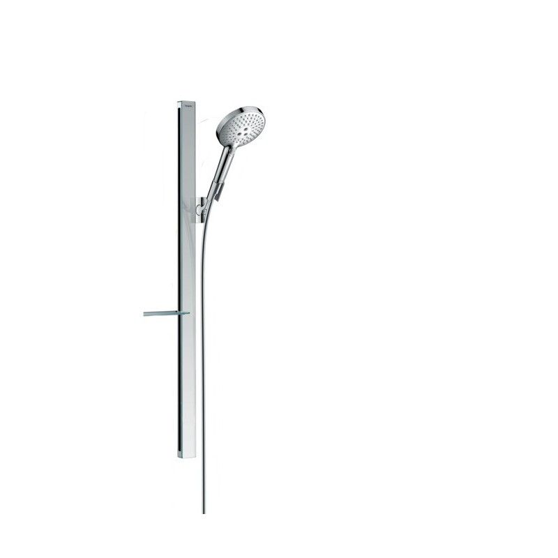 AXOR UNO Raindance Select S Set de douche 120 3jet EcoSmart 9 l/min avec barre 90 cm et porte-savon Cromo  27649000 HANSGROHE - 
