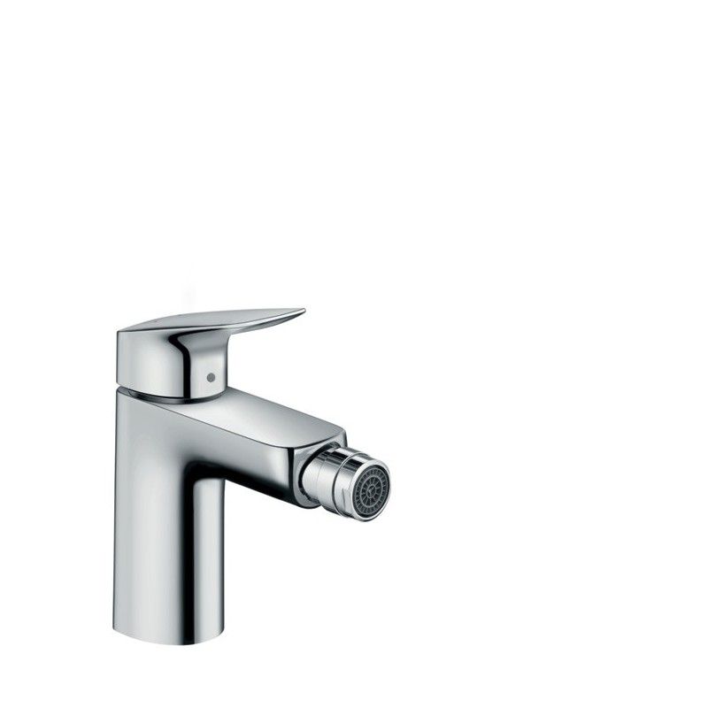 Logis Single lever bidet mixer 100 with Pop-up waste set AX LOGIS 71200000 HANSGROHE - 1
