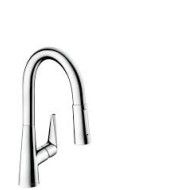 Talis S Single lever kitchen mixer 160 with pull-out spray  AX TALIS S 72815800 HANSGROHE - 1