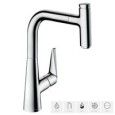 Talis Select S Einhebel-Kuechenmixer 220 mit Ausziehauslauf Edelstahl Finish AX TALIS SELECT 72822800 HANSGROHE - 1