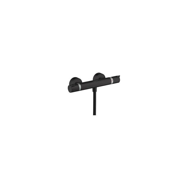 Ecostat - Mitigeur thermostatique de douche externe - noir matt AX 13116670 HANSGROHE - 1