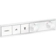 RainSelect - Thermostat for concealed installation for 2 functions - matt white AX 15380700 HANSGROHE - 1
