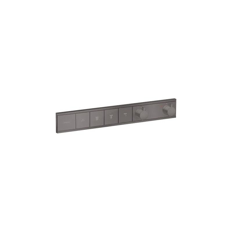 RainSelect - Module thermostatique pour solution encastree pour 4 fonctions- noir chrome brosse AX 15382340 HANSGROHE - 1