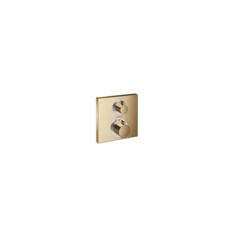 Ecostat Square - Thermostatmischer Unterputz fuer 2 Verbraucher - brushed bronze AX 15714140 HANSGROHE - 1
