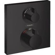 Ecostat Square - Thermostatique pour solution encastree pour 2 fonctions- noir matt AX 15714670 HANSGROHE - 1