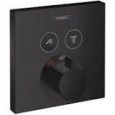ShowerSelect - Thermostatmischer Unterputz fuer 2 Verbraucher - Mattschwarz AX 15763670 HANSGROHE - 1