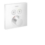 ShowerSelect - Thermostatique pour solution encastree pour 2 fonctions- Blanc matt AX 15763700 HANSGROHE - 1