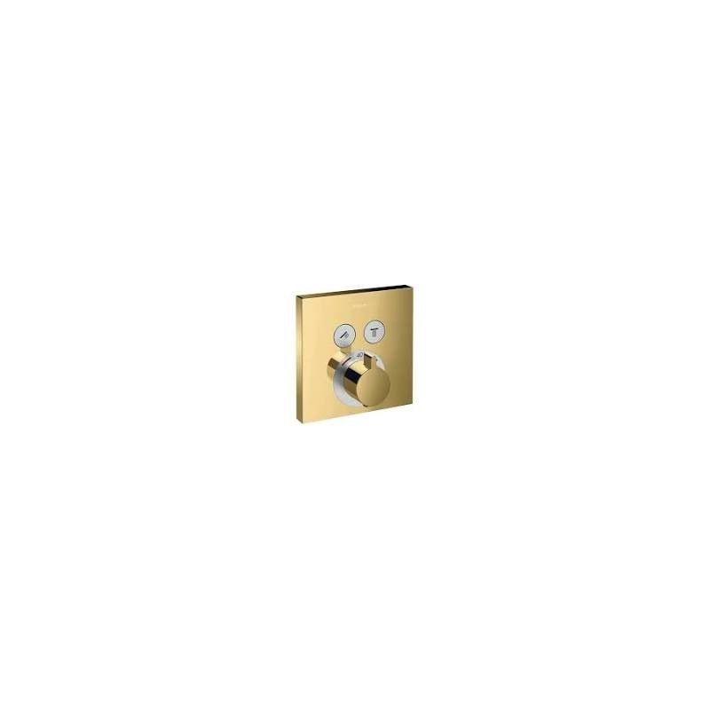 ShowerSelect - Thermostatique pour solution encastree pour 2 fonctions- aspect dore poli AX 15763990 HANSGROHE - 1