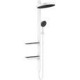 Rainfinity - Showerpipe 360 1jet pour solution encastree - Blanc matt HG 26842700 HANSGROHE - 1