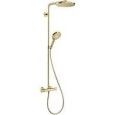 Raindance Select S - Showerpipe 240 1jet P avec mitigeur thermostatique - aspect dore poli HG 27633990 HANSGROHE - 1