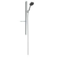 Rainfinity - Set de douche 130 3jet avec barre 90 cm et tablette  HG 27671000 HANSGROHE - 1
